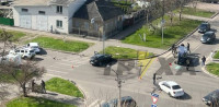 "Урок приоритета" на черкасском перекрестке: кто не пропустил, тот и платит, а дочка всё равно рвётся на уроки