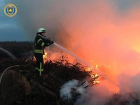 В Черкассах снова горела свалка