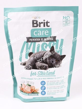 Brit Care Cat Missy Steril для стерилизованных кошек