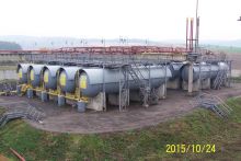 Прирельсовые склады хранинеия жидкого аммиака