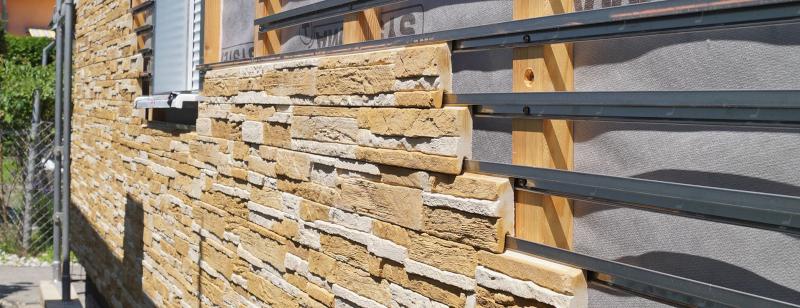 монтаж вентилируемого фасада