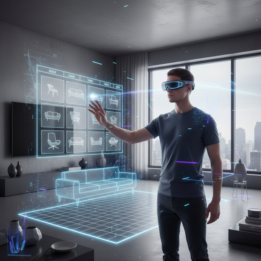 Технологии искусственного интеллекта и дополненной реальности в сервисах аренды мебели