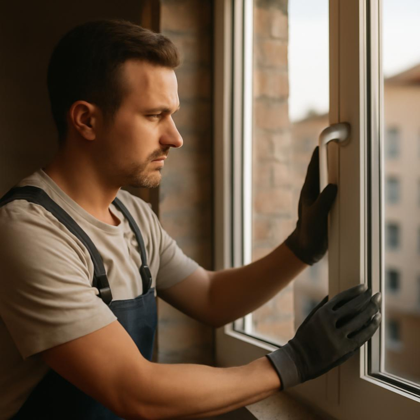 Установка современных пластиковых окон в жилом доме