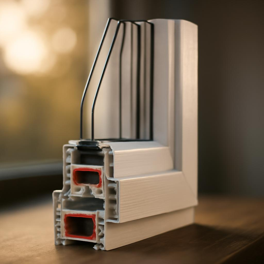 Профиль окна Veka в разрезе