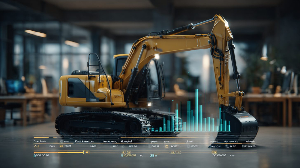 График экономических затрат на экскаватор и альтернативную технику