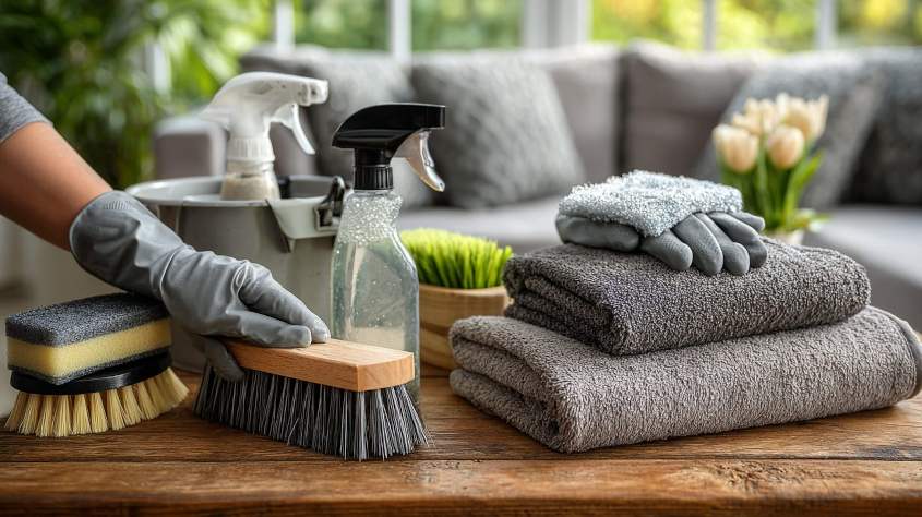 Необходимые инструменты для чистки обивки дивана