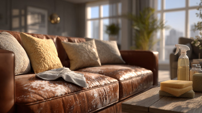 Различные материалы обивки дивана и их чистка