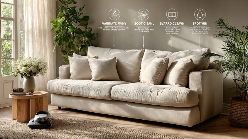 Меры профилактики загрязнений обивки дивана в быту