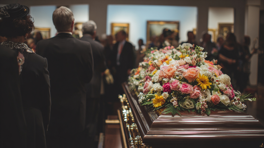 прощание у гроба