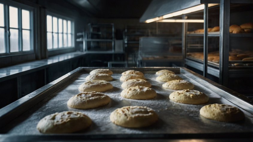 заготовки теста на столе