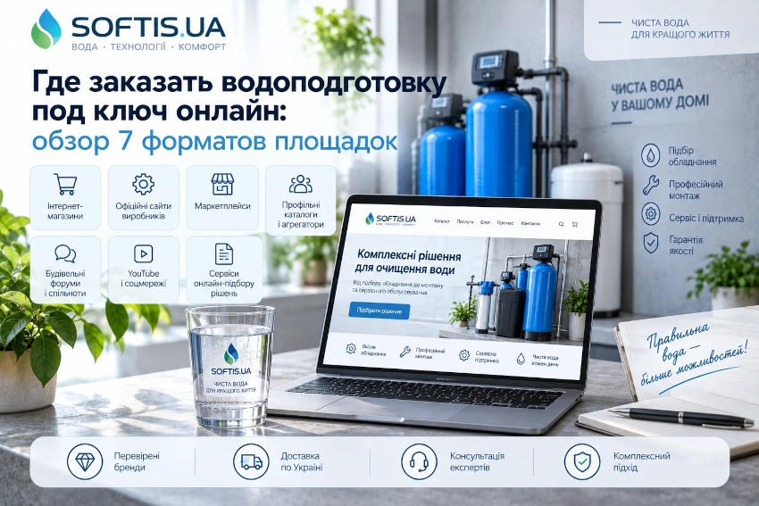 Где заказать водоподготовку под ключ онлайн